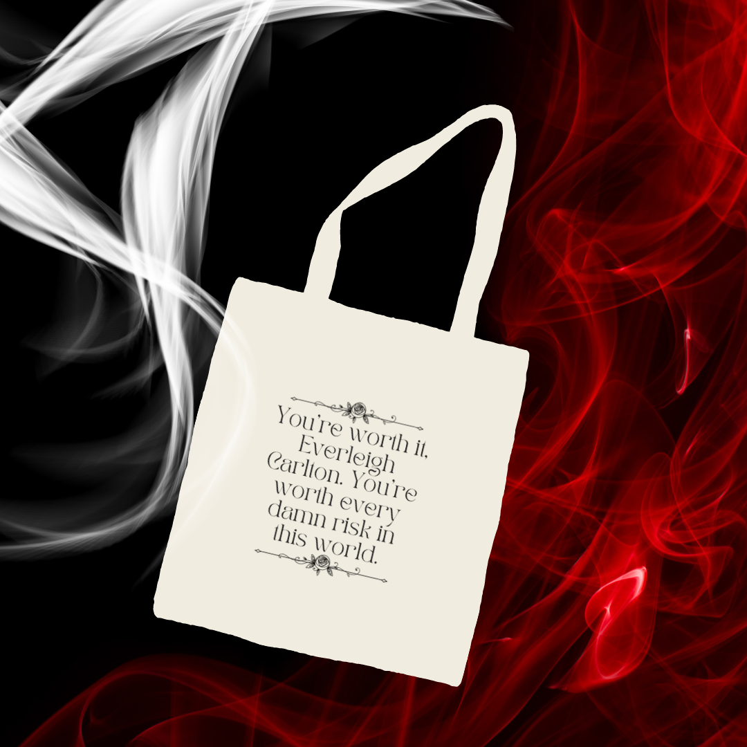 Deceitful Devotion Quote Tote Bag